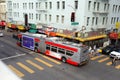 San Francisco, California: SFMTA MUNI Bus Royalty Free Stock Photo