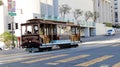 San Francisco, California: SFMTA MUNI CABLE CAR Royalty Free Stock Photo