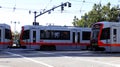 San Francisco, California: SFMTA MUNI Metro Light Rail Royalty Free Stock Photo