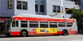 San Francisco, California: SFMTA MUNI San Francisco Municipal Tranportation Agency Bus Royalty Free Stock Photo