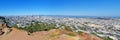 San Francisco, skyline, Corona Heights, hill, hilltop, aerial view, California, United States of America, Usa Royalty Free Stock Photo