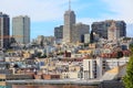 Nob Hill skyline Royalty Free Stock Photo