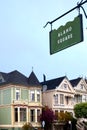 Traditional Victorian Houses at Alamo Square in San Francisco