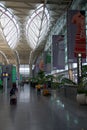 SAN FRANCISCO, CALIFORNIA, UNITED STATES - NOV 27th, 2018: Inside terminal building of San Francisco International