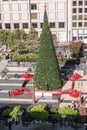 Union Square at Christmas time, San Francisco Royalty Free Stock Photo