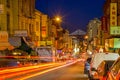 Chinatown at Night San Francisco Royalty Free Stock Photo