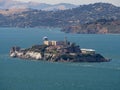 San Francisco, California, USA : Alcatraz Prison Island bay Royalty Free Stock Photo