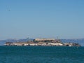 San Francisco, California, USA : Alcatraz Prison Island bay Royalty Free Stock Photo