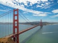 San Francisco, California, USA: Golden Gate Bridge, Strait and National Recreation Area Royalty Free Stock Photo