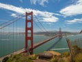 San Francisco, California, USA: Golden Gate Bridge, Strait and National Recreation Area Royalty Free Stock Photo