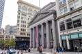 San Francisco, California / USA - June 19, 2018: The facade of the Museum of Ice Cream on a cloudy afternoon in the city of San Fr Royalty Free Stock Photo