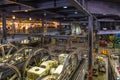 Interiors of Cable Car Museum, San Francisco, California, USA