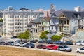 American architecture, Painted Ladies, San Francisco, USA Royalty Free Stock Photo