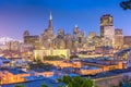 San Francisco, California, USA Skyline Royalty Free Stock Photo