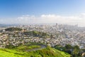San Francisco, California, USA skyline from Twin Peaks Royalty Free Stock Photo