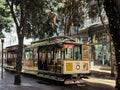 Historic cable cars in San Francisco, California