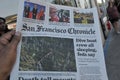 SAN FRANCISCO CHRONICLE DAILY NEWS PAPER