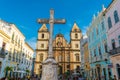 The Cruize and the Church of San Francisco in the Pelourinho region in Salvador, Brazil Royalty Free Stock Photo