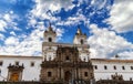 Plaza de San Francisco and St Francis Church - Quito, Ecuador Royalty Free Stock Photo