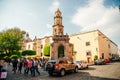 San Francisco Church, Templo de San Francisco - Queretaro, Mexico - sep, 2019