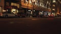 SAN FRANCISCO, - CIRCA NOVEMBER, 2017: Streets of Chinatown in San Francisco at night, oldest and largest Chinatown