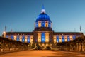 San Francisco City Hall in Golden State Warriors Colors. Royalty Free Stock Photo