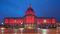 San Francisco City Hall at Night Royalty Free Stock Photo