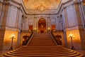 Interior of San Francisco City Hall, one of travel attractions in San Francisco,