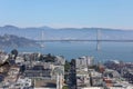 San Francisco city from Ina Coolbrith park