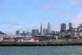 San Francisco city sky scrappers Royalty Free Stock Photo