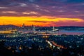 San Francisco Skyline at Dusk Royalty Free Stock Photo