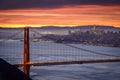 San Francisco City at Sunrise Royalty Free Stock Photo