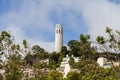 San Francisco cityscape - Coit Tower Royalty Free Stock Photo