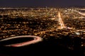 San Francisco Cityscape at Night Royalty Free Stock Photo