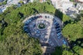 San Francisco Close-Up Aerial View - Roundabout