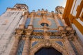 San Francisco de Campeche, Mexico: View of the former San Jose Cathedral. It was the main temple of the Jesuit monastery, now a cu Royalty Free Stock Photo