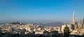 San Francisco downtown during Spring from Nob Hill