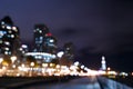 San Francisco Embarcadero at Night Royalty Free Stock Photo