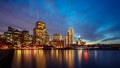 San Francisco Embarcadero at Night Royalty Free Stock Photo