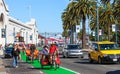 San Francisco Embarcadero Pedicab Bicycle Taxis Royalty Free Stock Photo