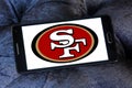 San Francisco 49ers american football team logo Royalty Free Stock Photo