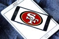 San Francisco 49ers american football team logo Royalty Free Stock Photo