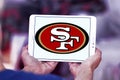 San Francisco 49ers american football team logo Royalty Free Stock Photo