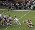 San Francisco 49ers Kicker Robbie Gould in Action Royalty Free Stock Photo