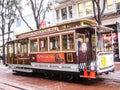San Francisco famous cable car