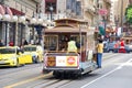 San Francisco famous street car near Union Square