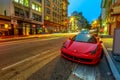 San Francisco Ferrari by night