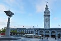 San Francisco Ferry Building with PCC streetcar Royalty Free Stock Photo