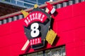 San Francisco Fire Department Station Number 8 sign on Bluxome Street