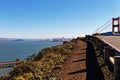 San Francisco and Golden Gate bay bridge